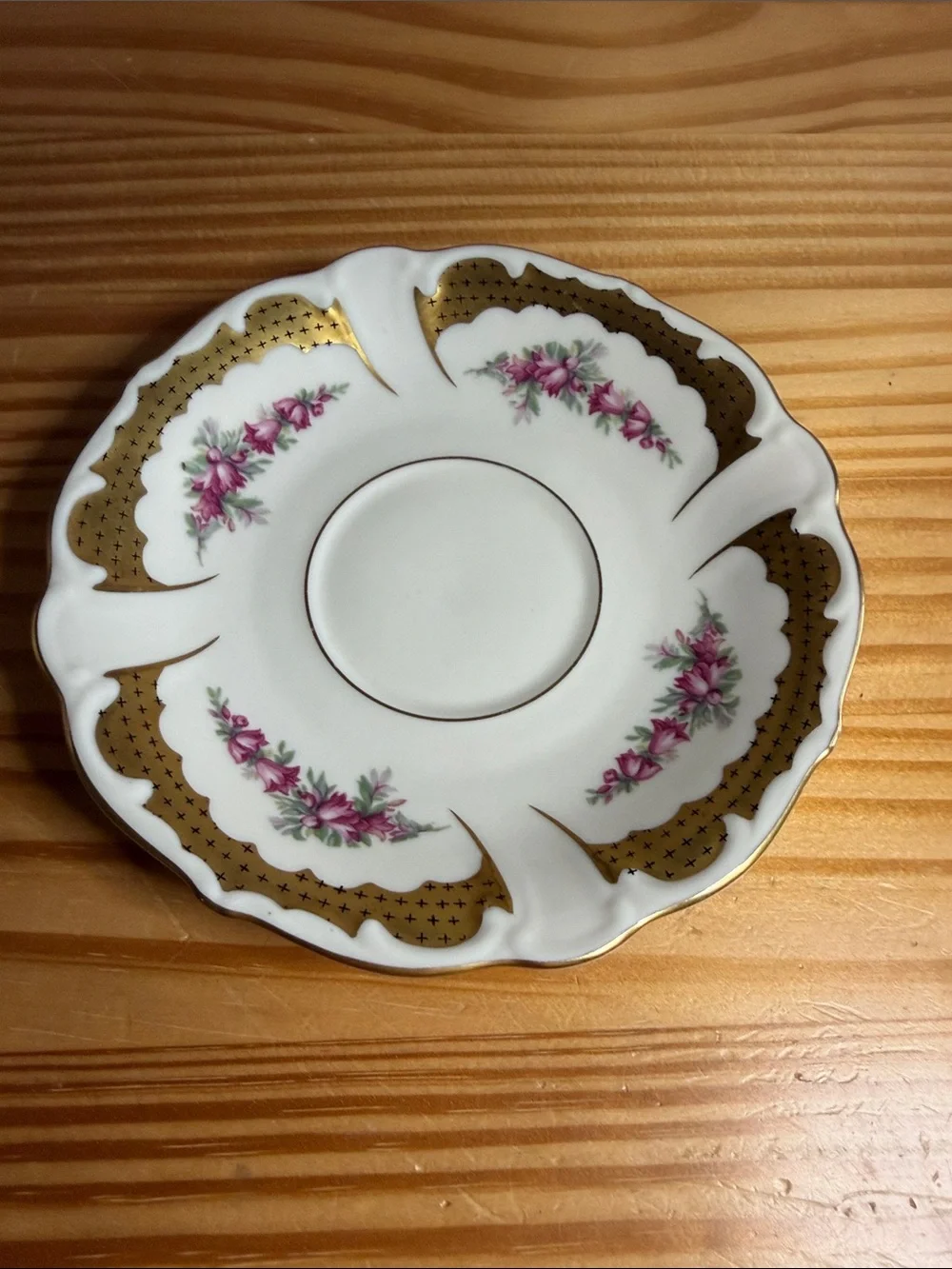 Vintage Edelstein Bavaria Aristocrat Teacup Set US Zone